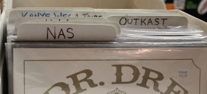 CD Alley in downtown Chapel Hill houses a wide variety of classic vinyl records, including artists like Nas and Outkast. Hunter Koch/The Omniscient