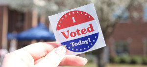 Students voted in the N.C. primaries March 15. Chloe Gruesbeck/The Omniscient