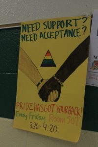 PRIDE meets every Friday at 3:20. Leah Kallam/The Omniscient