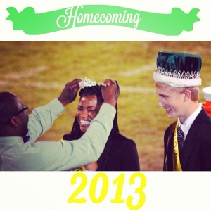 #latepost Congrats to Tyeshia Baldwin and Jacob Friedman for being this years Homecoming King and Queen!
