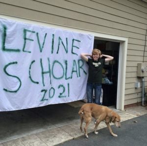 Nikolai Mather wins UNCC Levine Scholarship