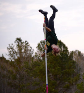 Setting the Bar High:  Tessa Sheets pole vaults to victory