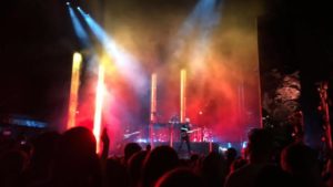 The XX puts on a hypnotizing performance at Red Hat Amphitheater