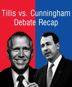 Tillis vs. Cunningham Debate Recap