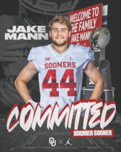 Jake Mann, Northwood Senior and ESPN/Kohl’s #1 Ranked Long Snapper, Commits to the University of Oklahoma