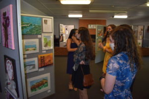 Community Gathers for Northwood Senior Art Show
